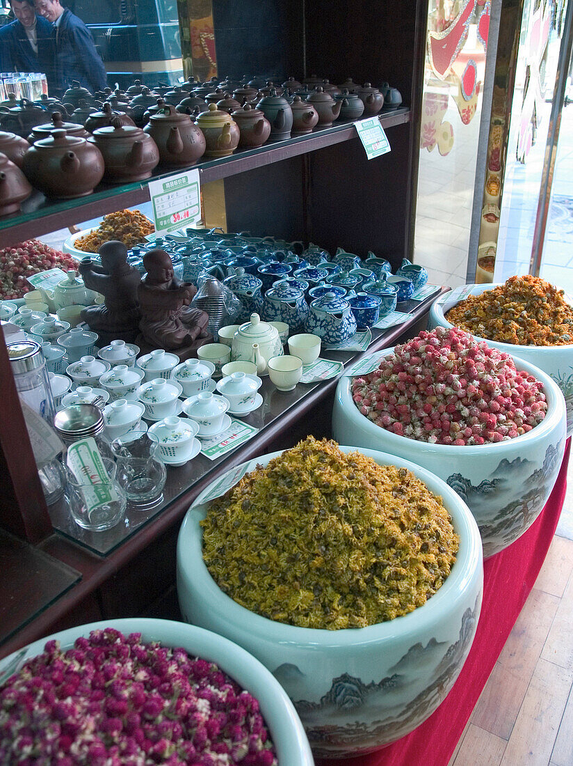 Chinese teashop, Shanghai, China