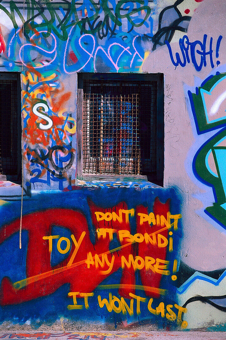 Graffiti, Bondi Beach, Sydney, NSW Australien