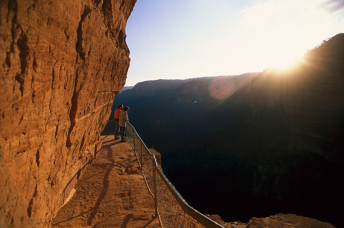 Blue Mountains NP, National Pass-n. Wentworth Falls NSW, Australia