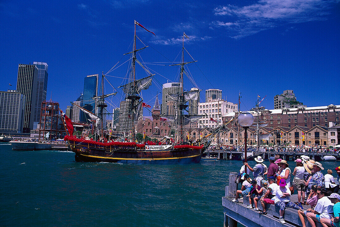 Segelschiff Australia, Australia Day, Sydney , NSW Australien