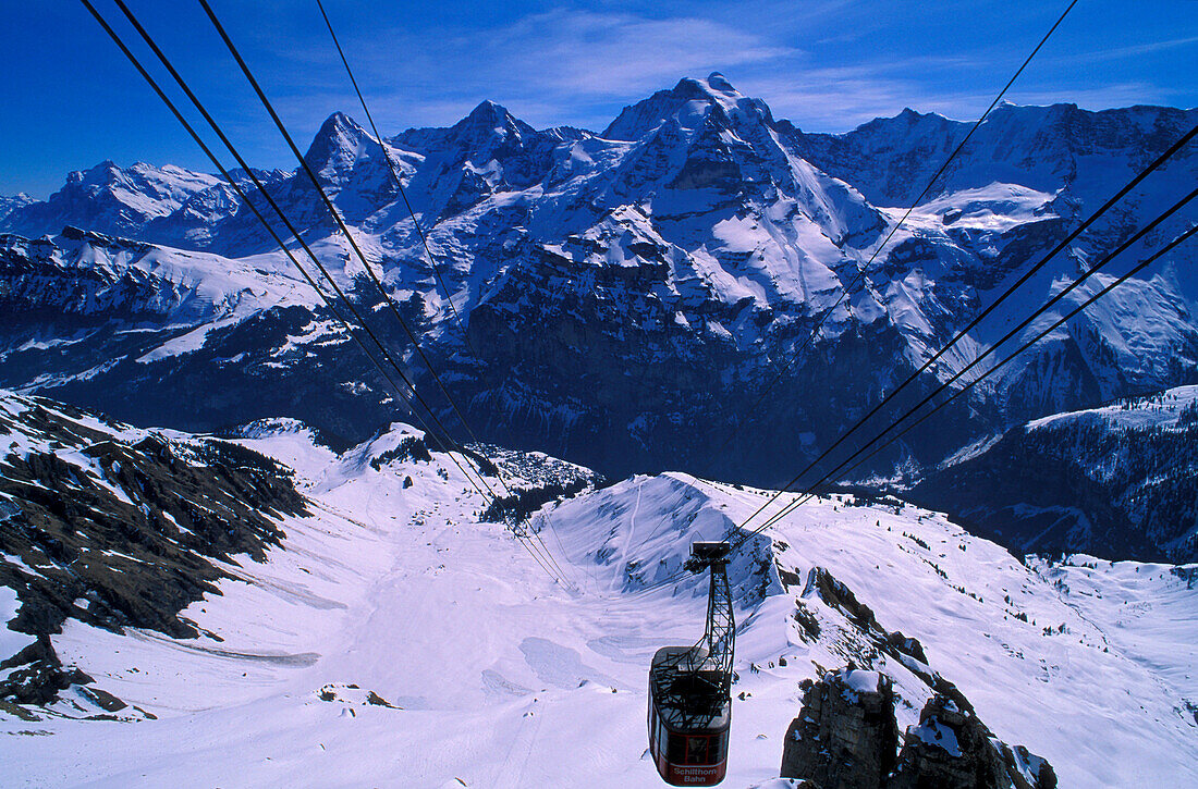 Jungfrau Top Ski Region, Schilthorn Bahn Switzerland