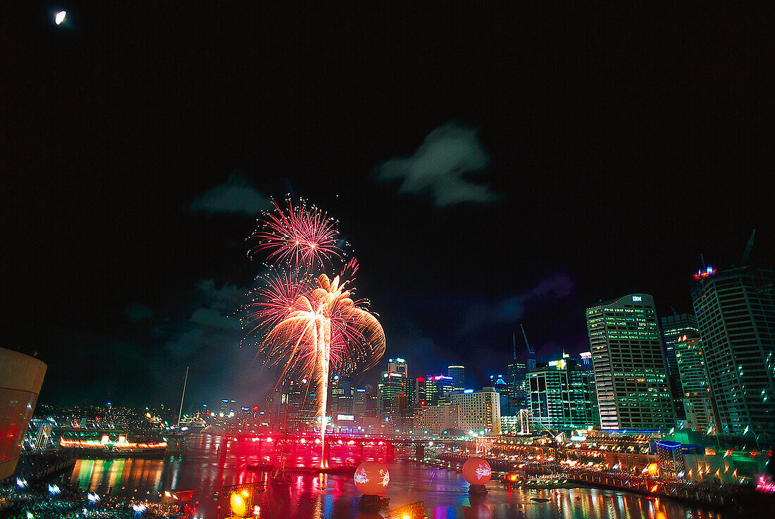 Feuerwerk, Australia Day, Sydney , NSW Australien