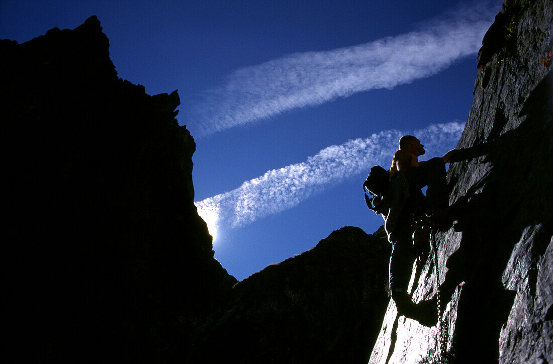 Climber, The Eagle Path, High Tatras Poland