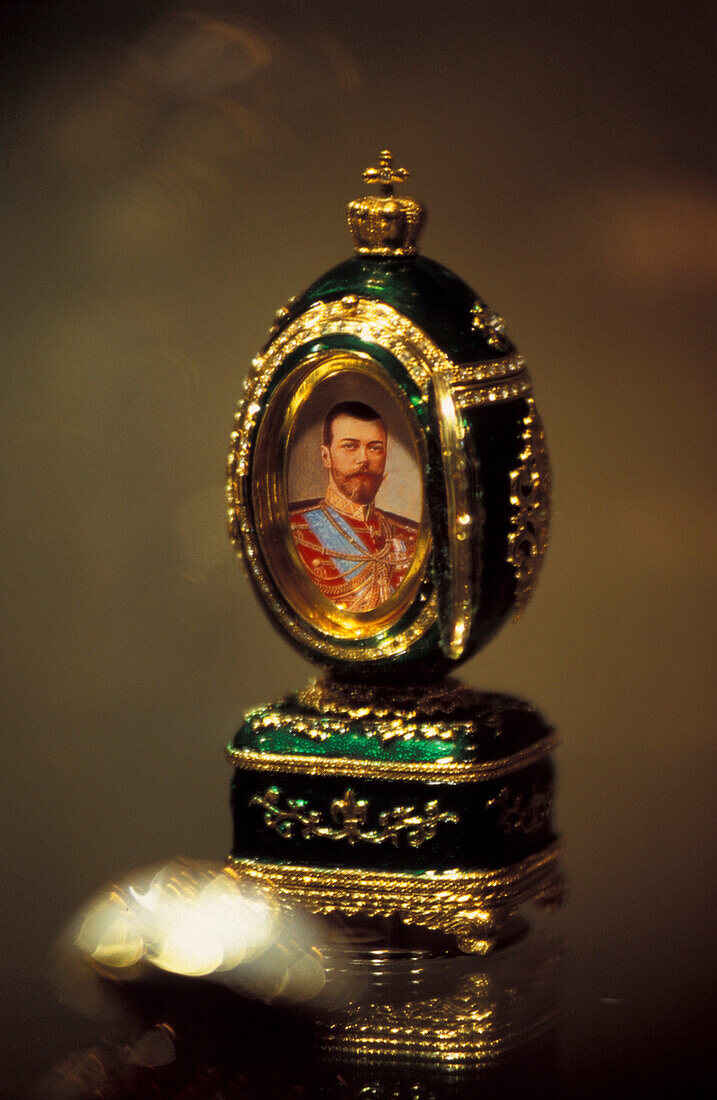 Fabergé Egg reproduction, St. Petersburg Russia