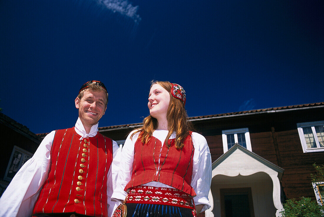 Costumed guides, Skansen, Stockholm, Sweden