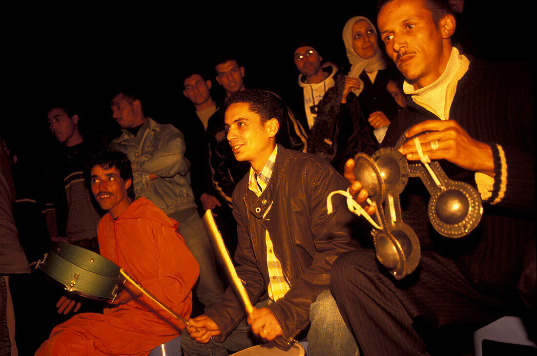 Jemaa El Fna musicians, Marrakesh Morocco