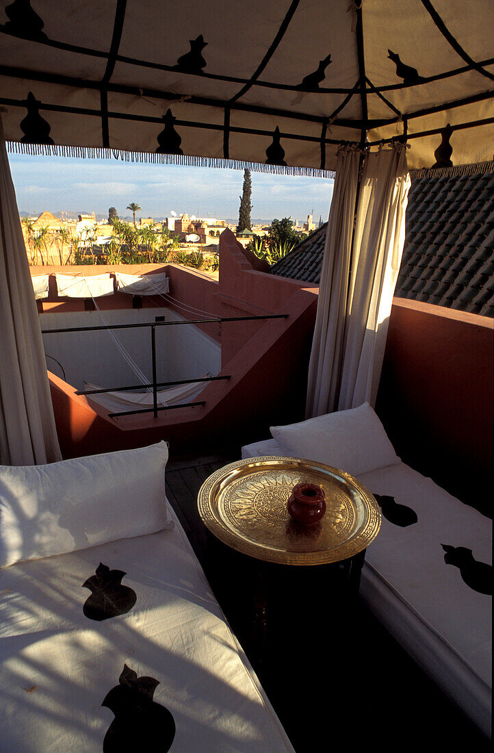 Riad Kaiss terrace, Marrakesh Morocco