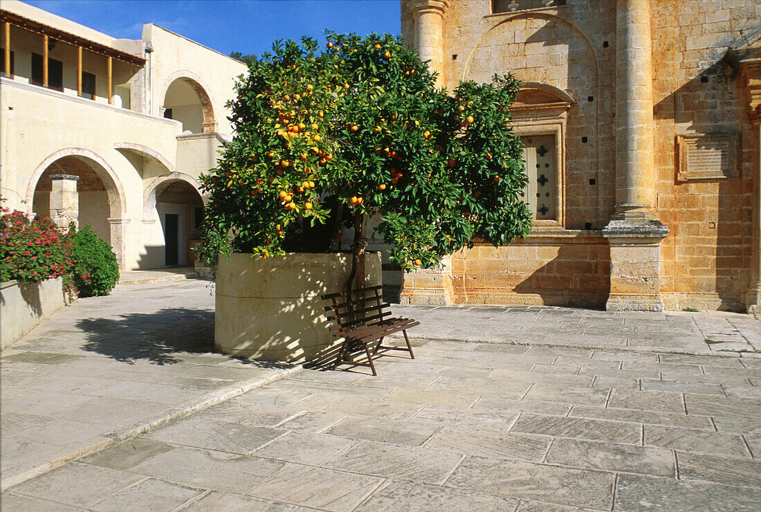 Kloster, Moni Gouvernetou, Akrotiri Kreta, Griechenland