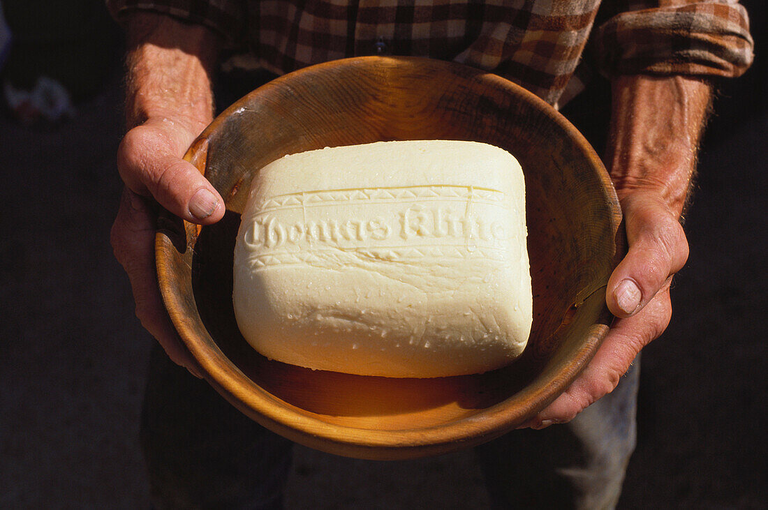 Albachtaler Käse, Käserei in Alpbach, Milchprodukt, Tirol, Östereich