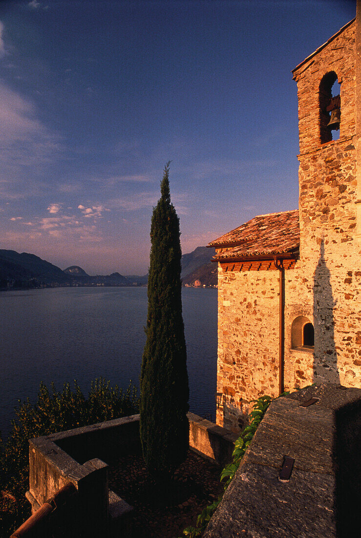 Morcote, Lago di Lugano, Tessin Schweiz