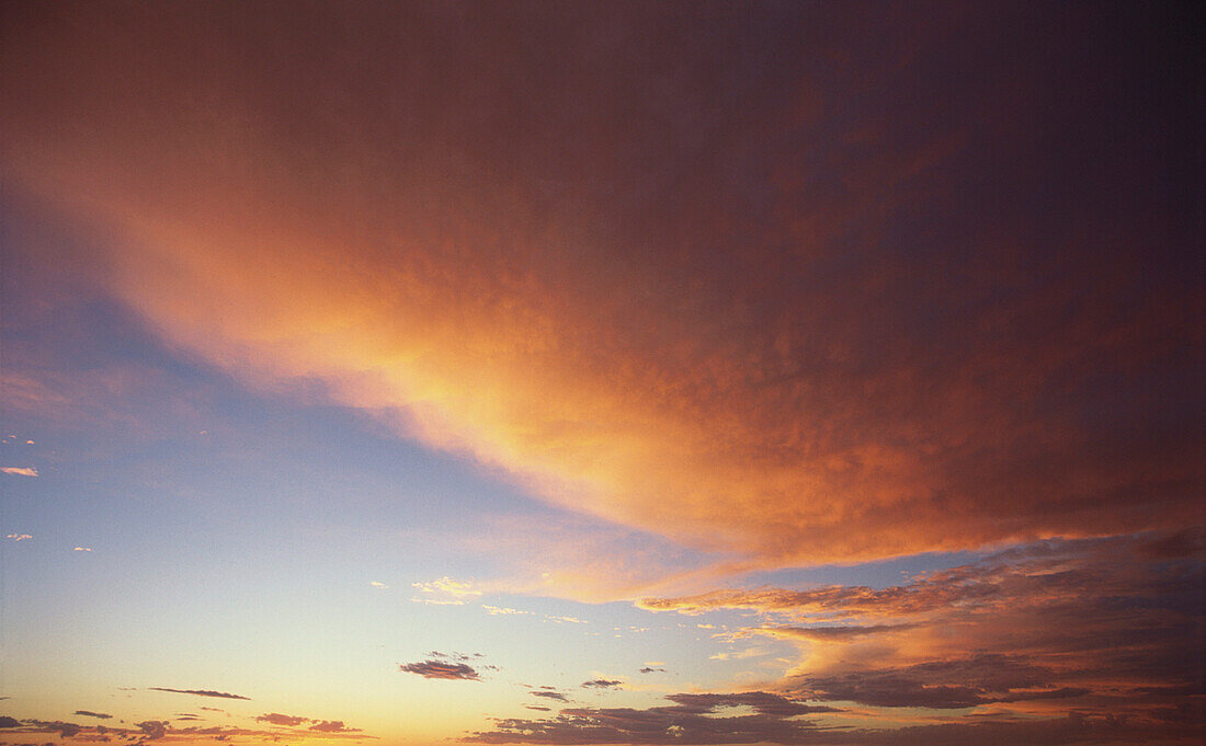 Sonnenuntergang in Namibia, Afrika