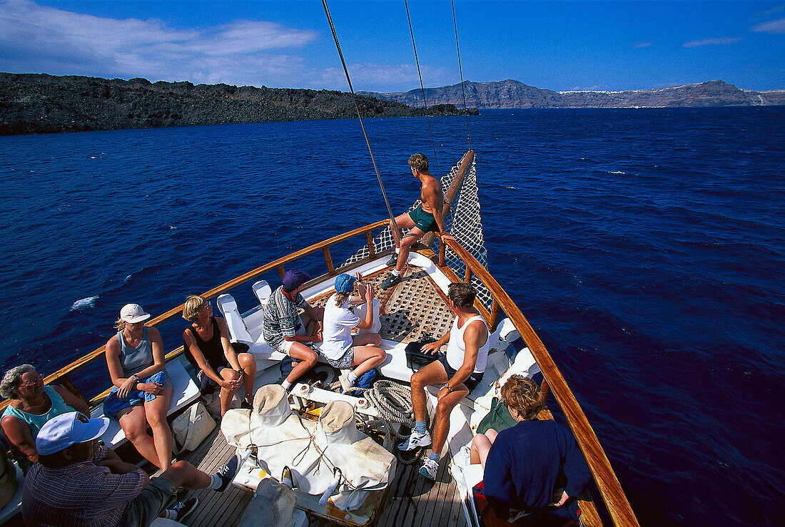 Boat Trip, Santorini Greece