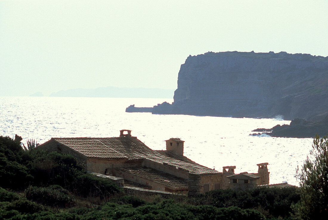 Coastal landscape. Cala s'Amonia, Majorca, Spain