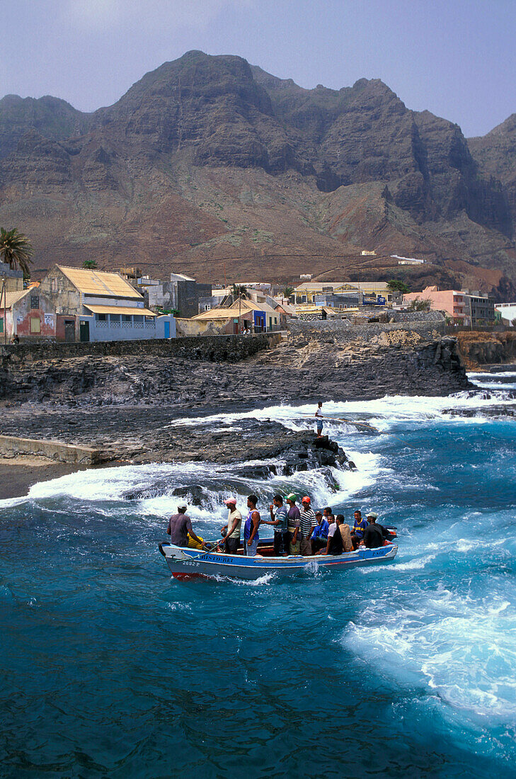 Küstenlandschaft, Ponta do Sol, Santo Antao, Kapverden, Afrika