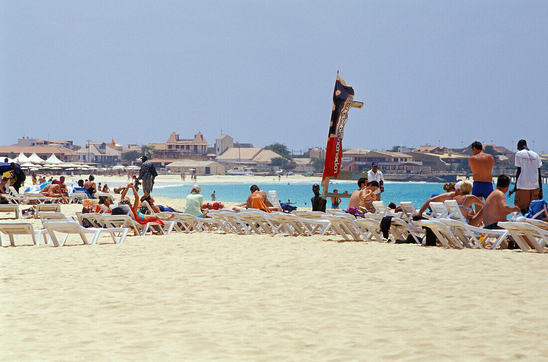 Beach of Santa Maria, Sal, Cape Verde Islands, Africa