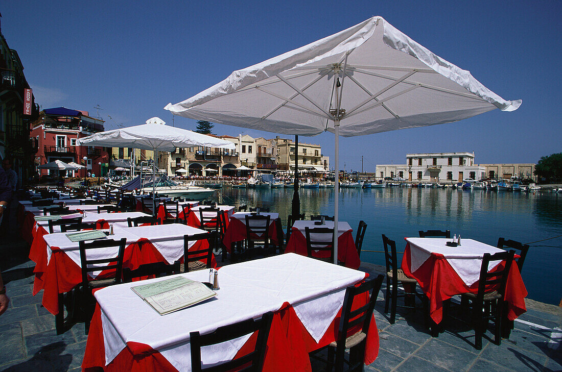 Im Hafen von Rethimnon, Kreta Griechenland