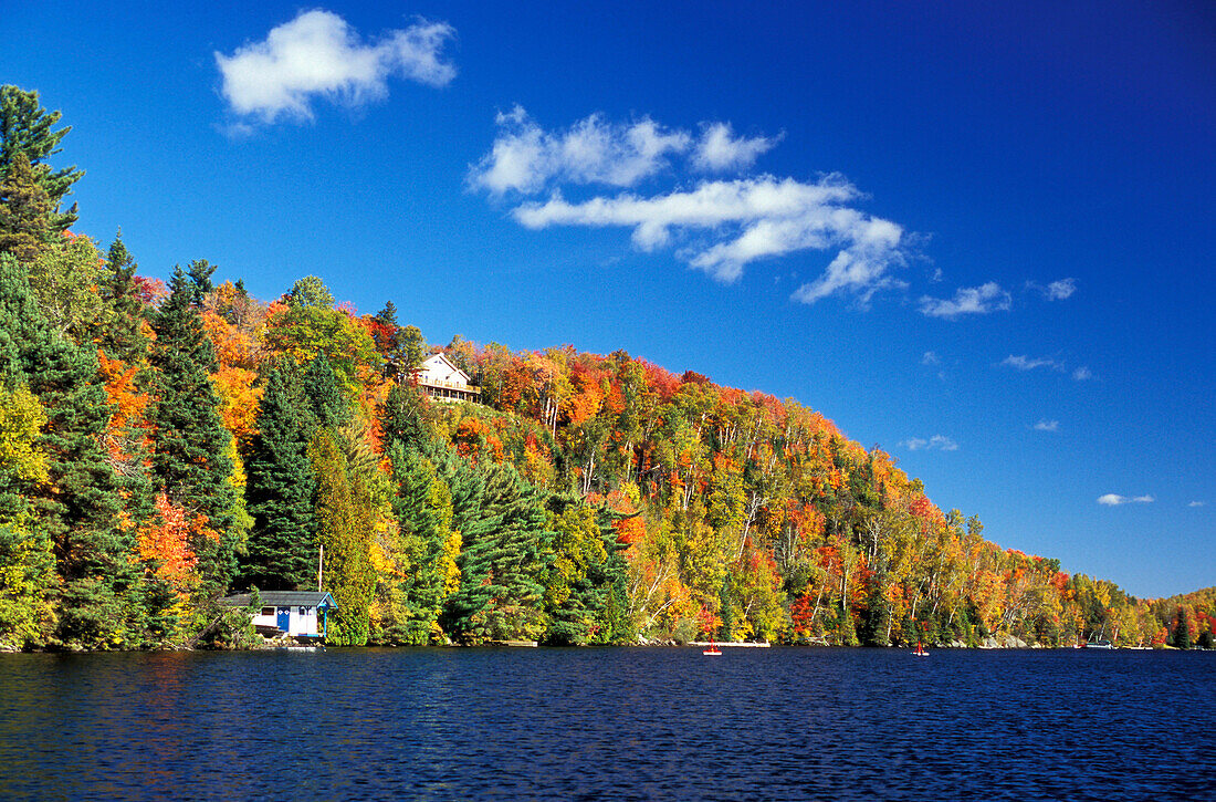 Indian Summer, See, Quebec, Kanada