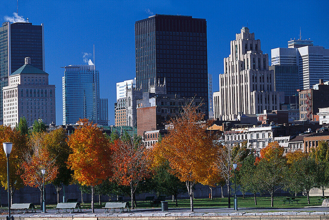 Skyline, City of Montreal, Prov. Quebec Canada