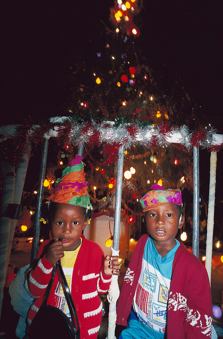 Kinder am Weihnachstabend, Port Antonio Jamaika