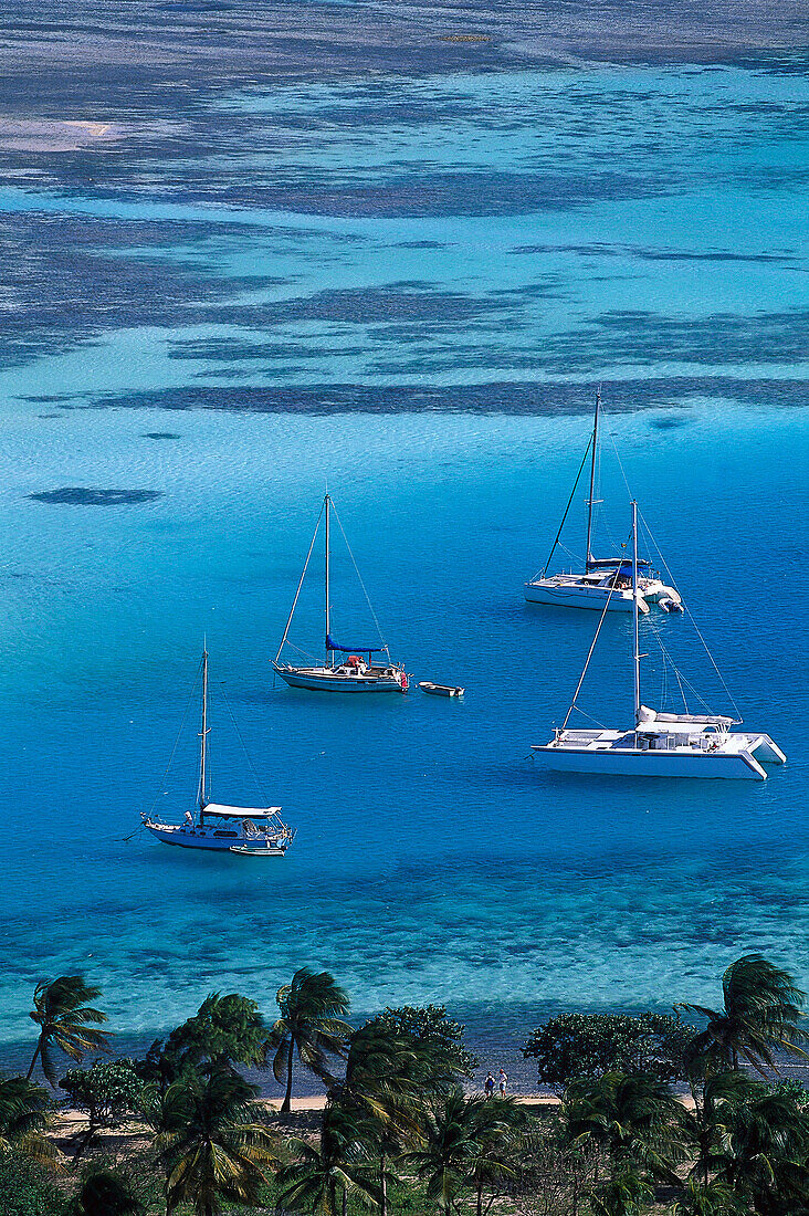 Segler, Union Island, St. Vincent, Grenadinen