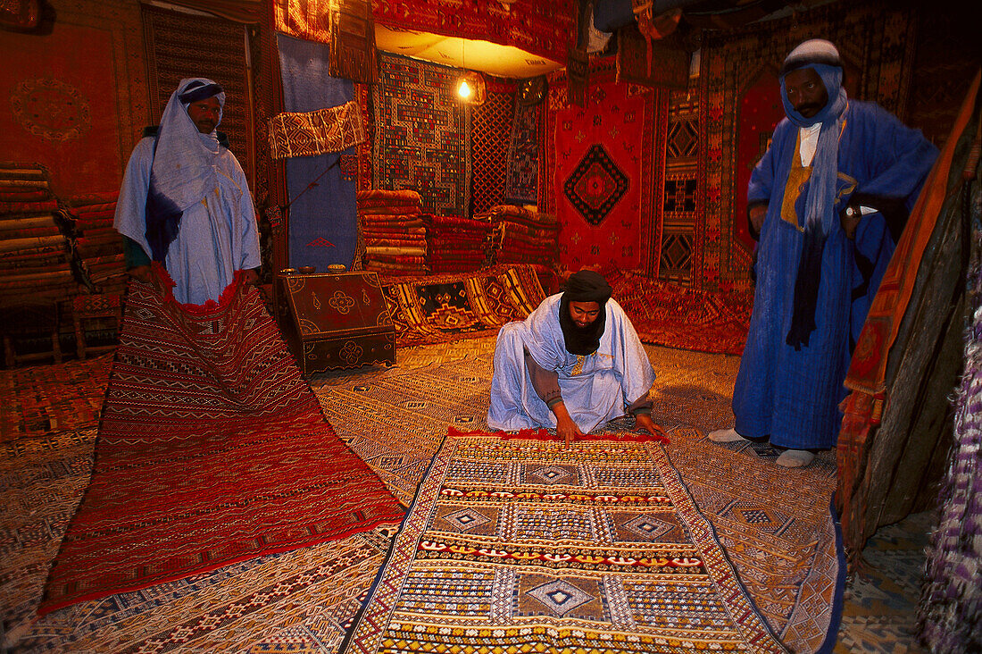 Carpet Dealer, Rissani Marokko