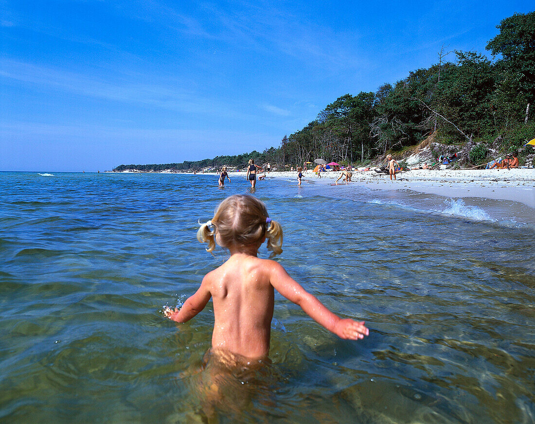 Beach, Strandmarken, South Coast, Bornholm Denmark