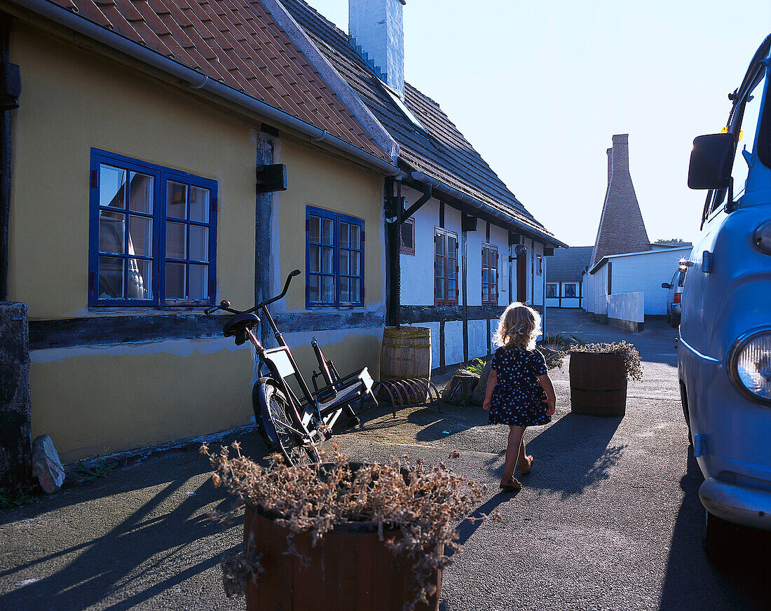 Child, Bicycle, Arsdale, Bornholm Denmark