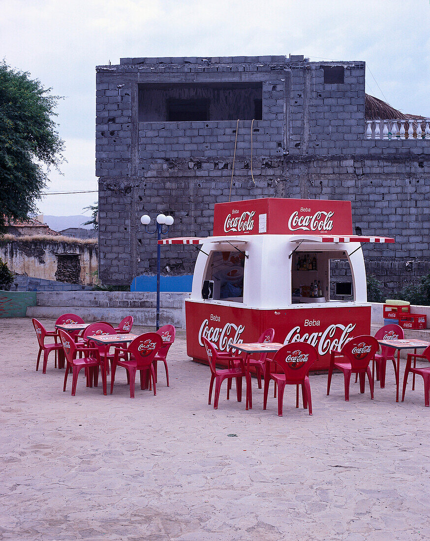 Coca Cola Bar, Beach, Tarrafal, Santiago Cape Verde