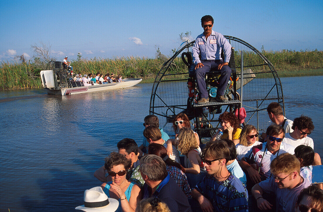 Ausflug, Propellerbootstour, Everglades Nationalpark Florida, USA