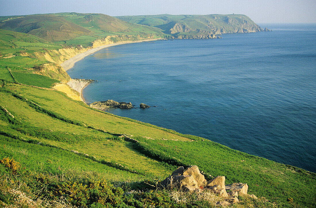 Baie Ecalgrain, Cotentin, Normandie, Frankreich