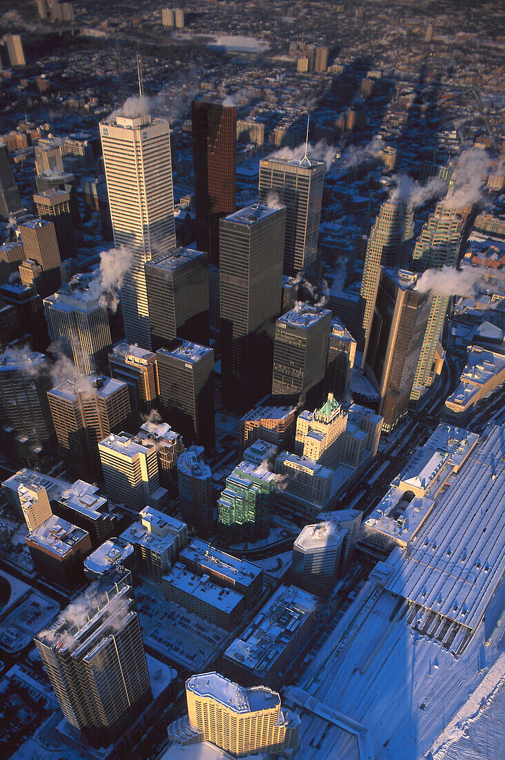 View from CN Tower, Downtown, Toronto, Canada