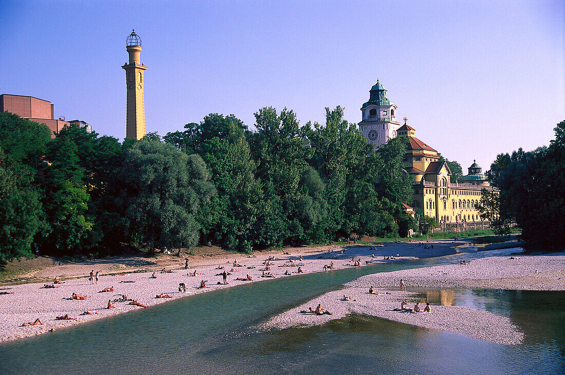 Isar, Munich Bavarian, Germany