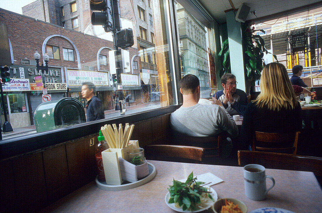 Restaurant in Chinatown, Boston, Massachusetts United States-USA