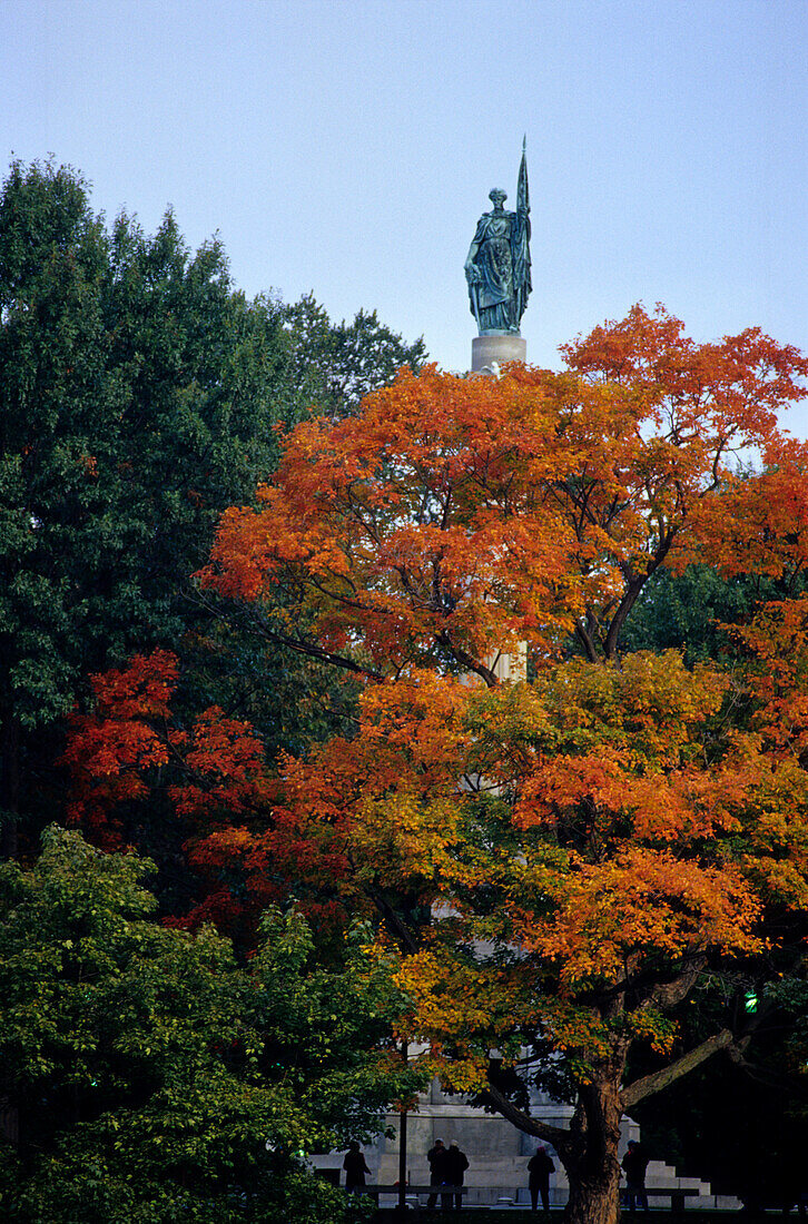 Soldiers and sailors monument, Boston Massachusetts, USA