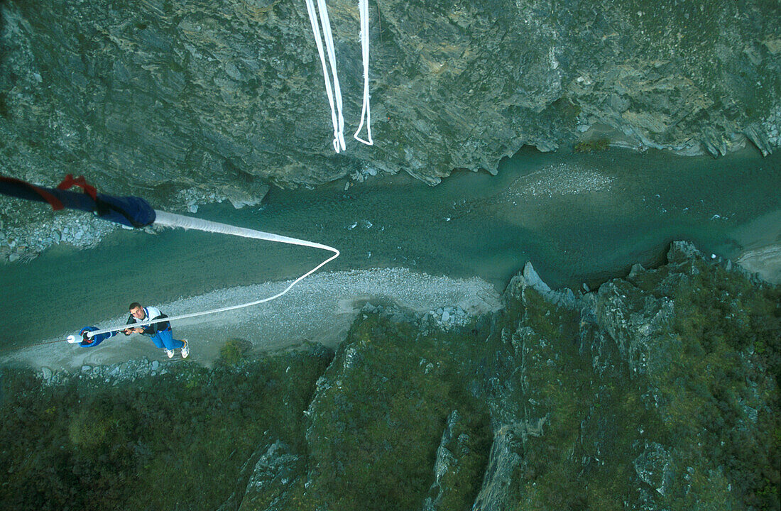 Bungee Jump, 142 m, Queenstown Neuseeland