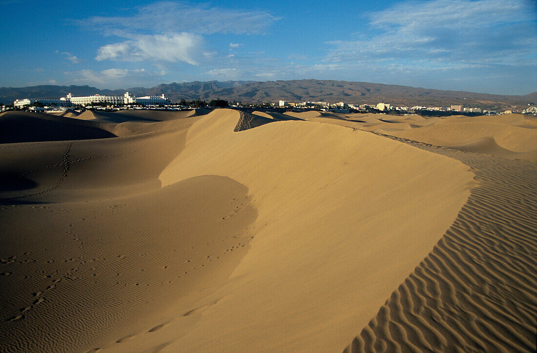 Sanddünen, Maspalomas, Gran Canaria Kanarische Inseln, Spanien