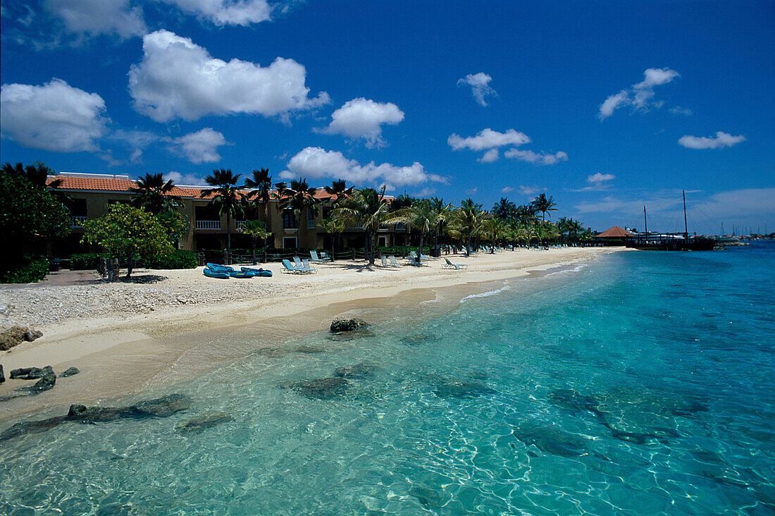Strand, Harbour Village Resort, Bonaire, niederl. Antillen Karibik