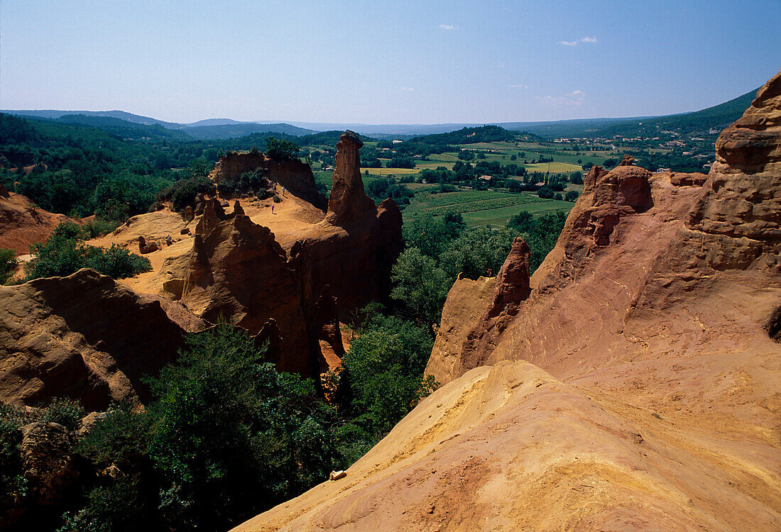 Colorado de Rustrel, Vaucluse, Provence, Frankreich