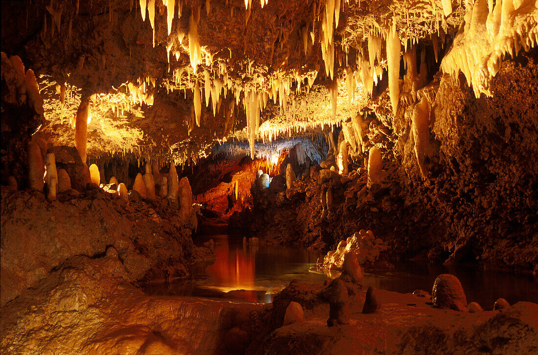 Harrison´s Cave, Tropfsteinhoehle, Barbados Karibik