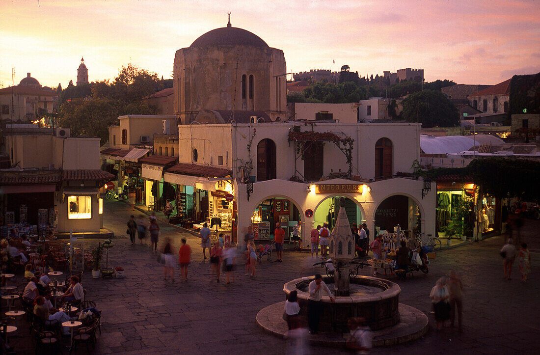 Hippokratesplatz, Rhodos Stadt, Rhodos Griechenland