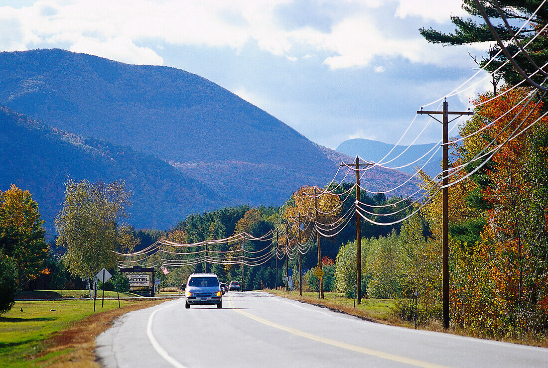 Route 302, White Mountains, New Hampshire USA