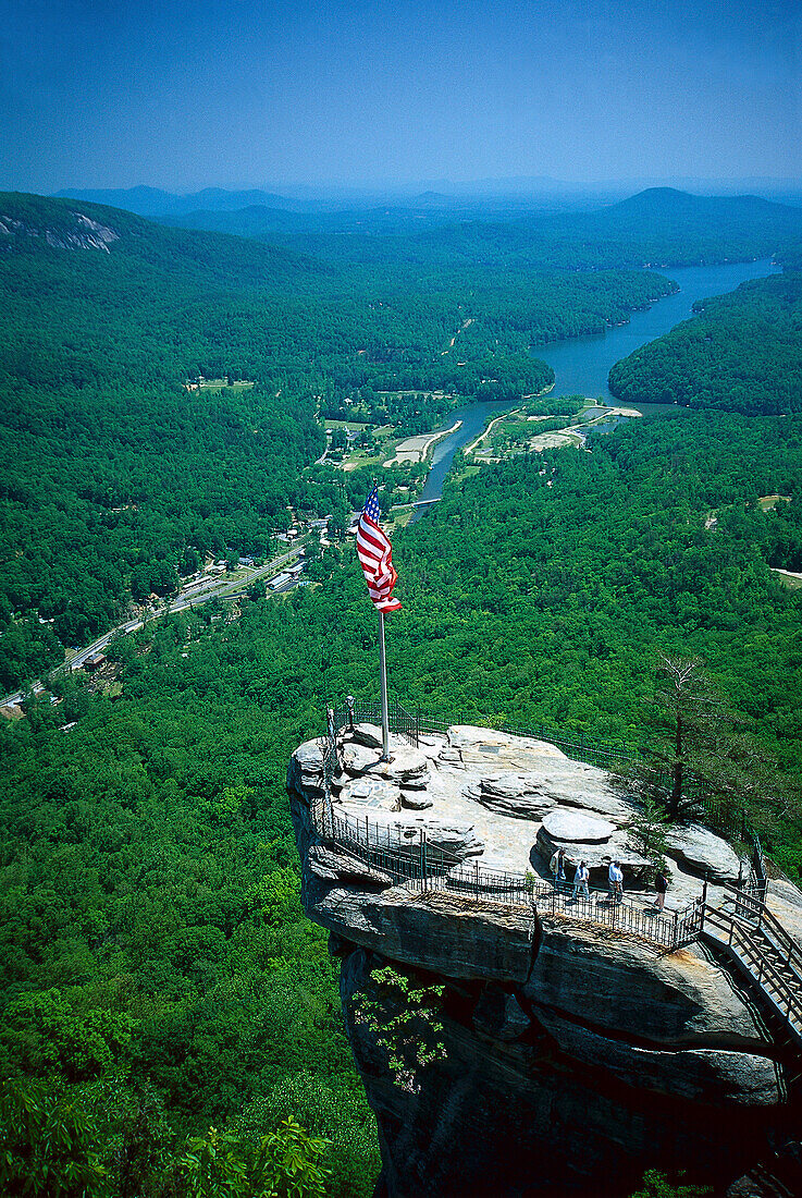 Chimney Rock, Near Hendersonville North Carolina, USA