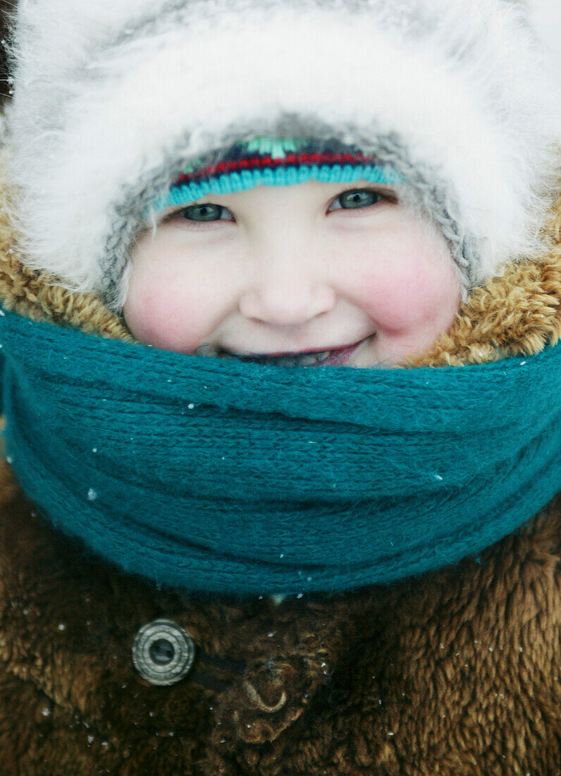 Laughing child, Omsk, Siberia