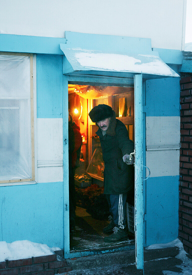 Man in Omsk, Siberia, RUS People, lifestyle