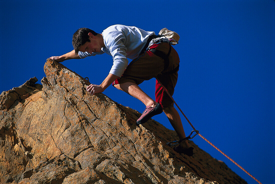 Freeclimbing, South Africa