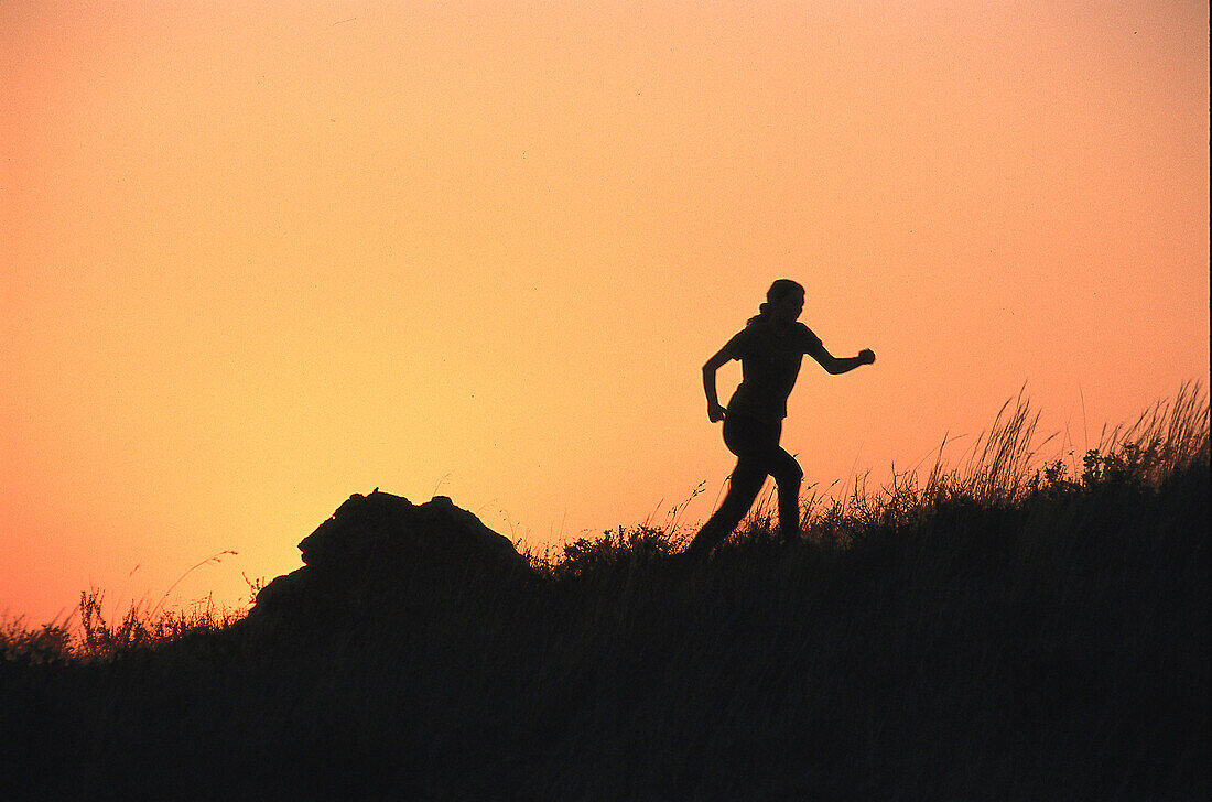 Woman, Jogging, South, Afrika
