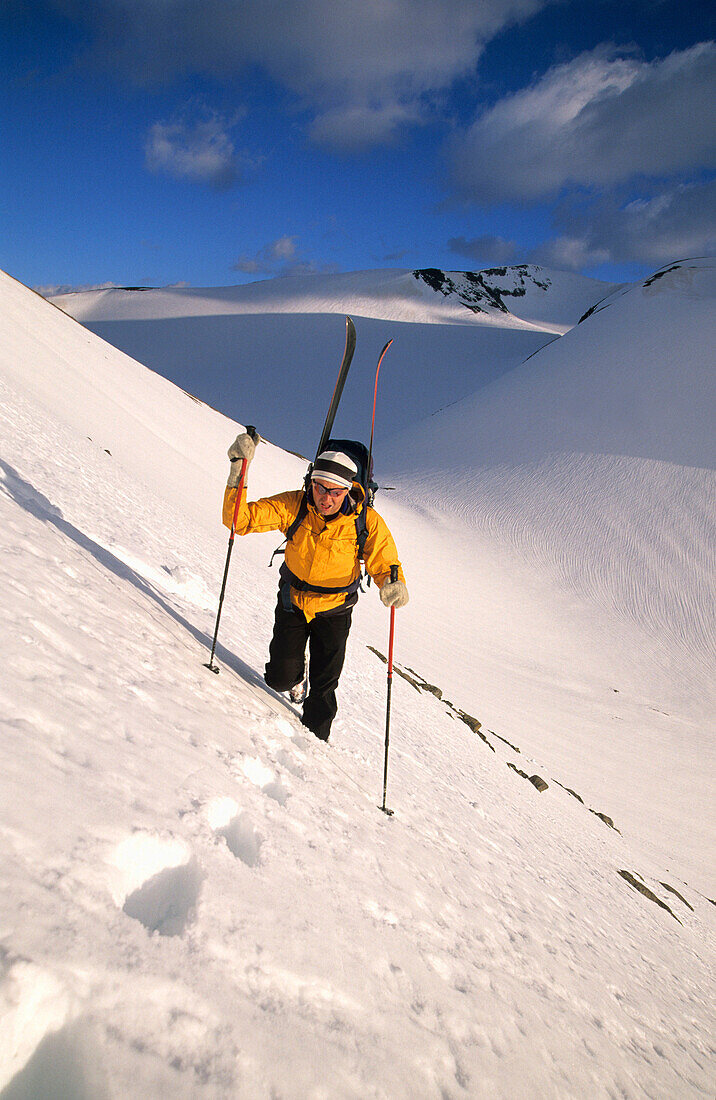 Skitour on Hohe Tauern, Salzburger Land, Austria