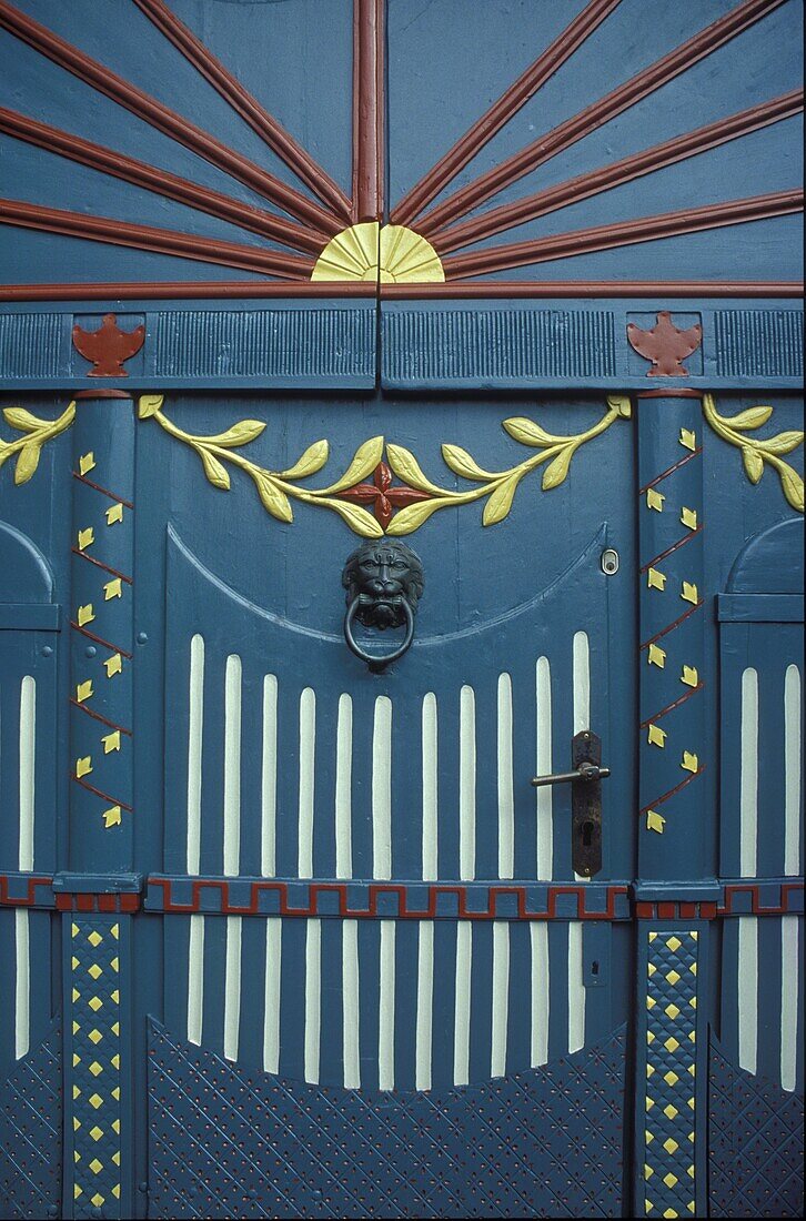 Detail of a door, Ribe, Juetland Denmark