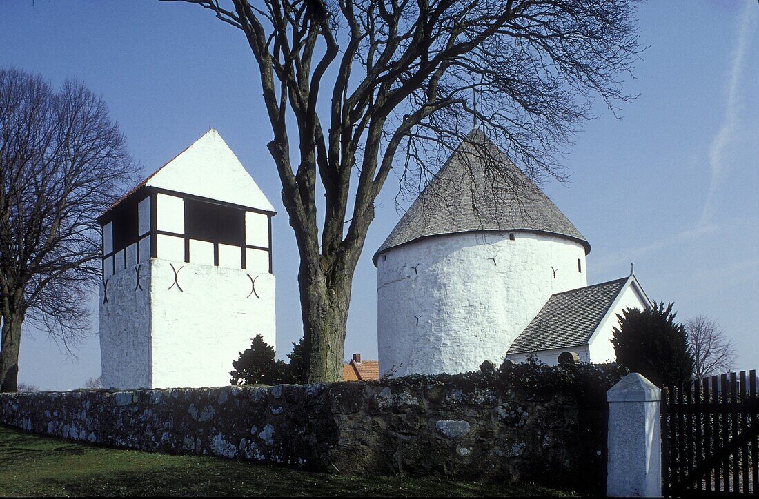 Round Church Nylars, Bornholm Denmark