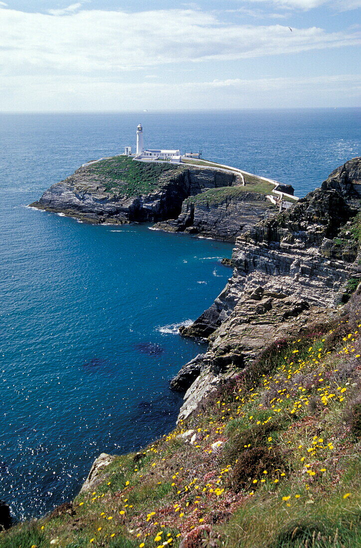 South Stack Lighthouse, South Stack near Holyhead Europe, Wales